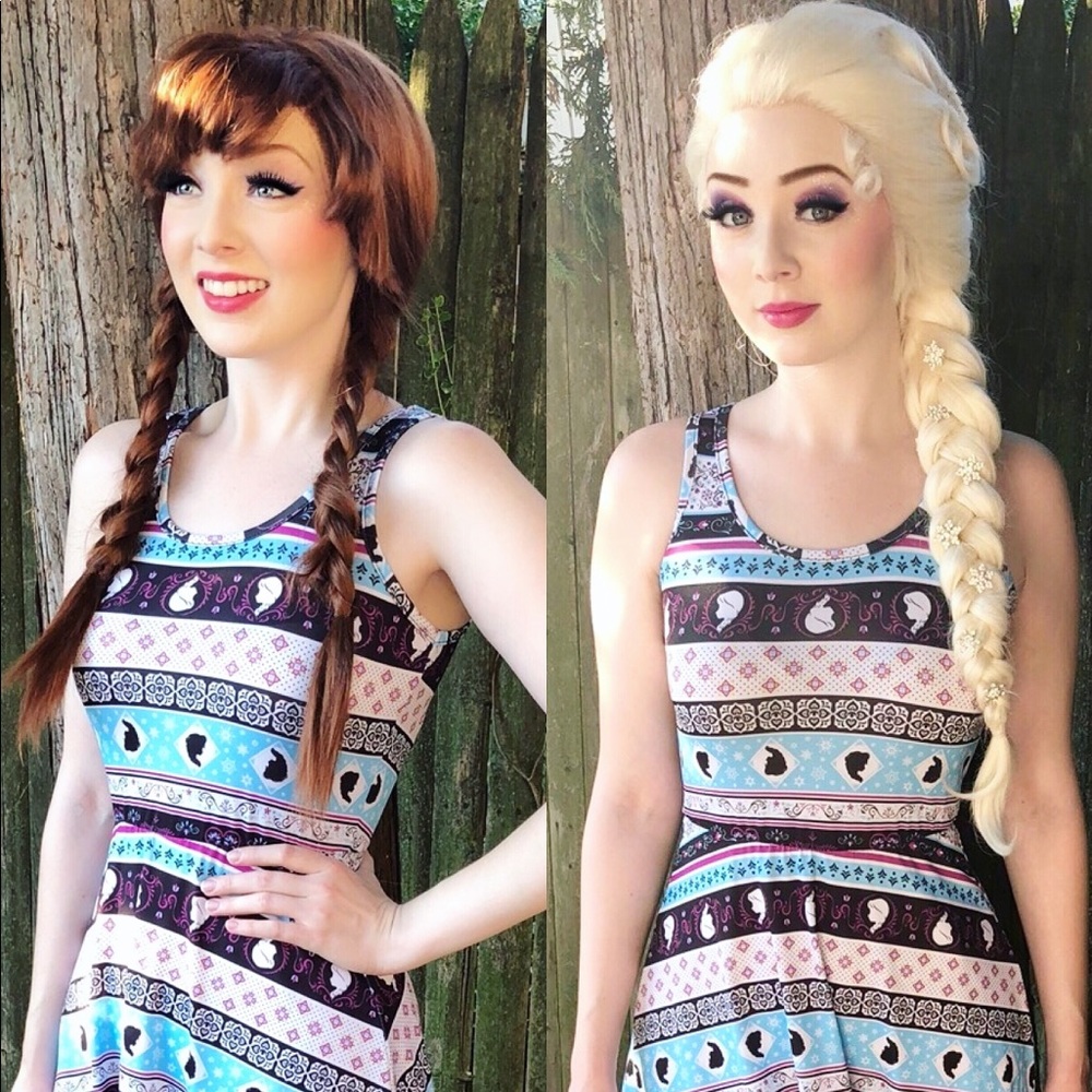 Hot Topic Frozen Skater Dress